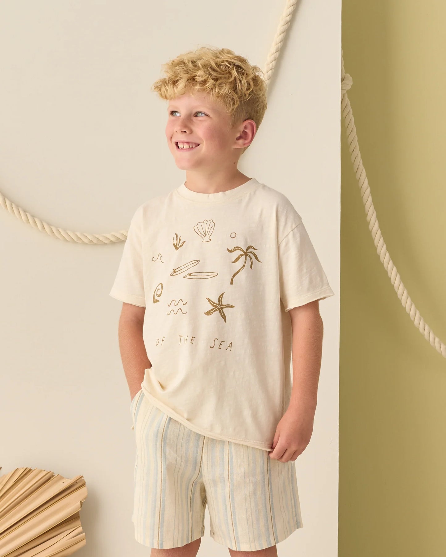 Rylee + Cru Natural Sea Stripe | Perry Short