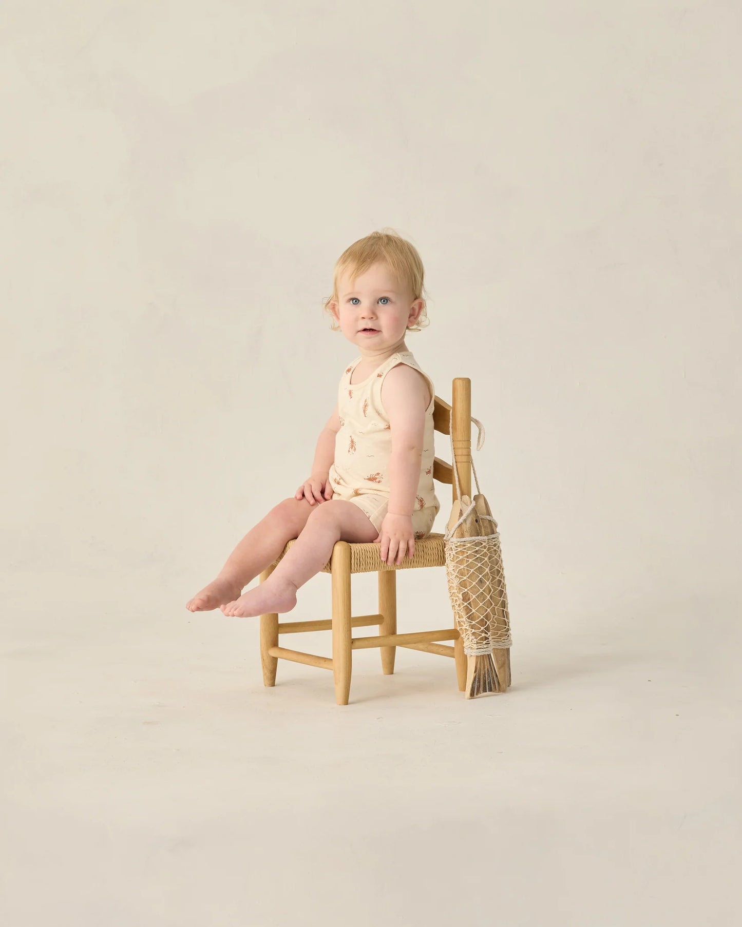 Rylee + Cru Natural Lobsters | Sleeveless One-Piece