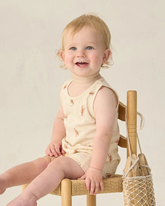 Rylee + Cru Natural Lobsters | Sleeveless One-Piece