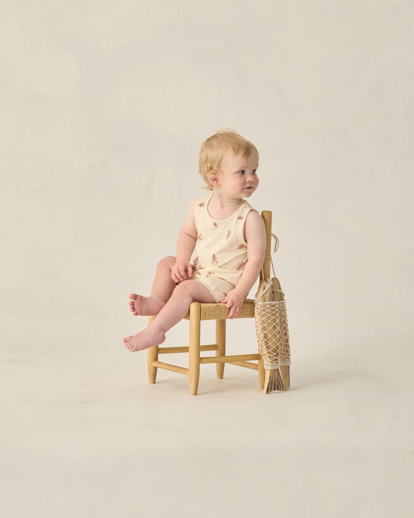 Rylee + Cru Natural Lobsters | Sleeveless One-Piece