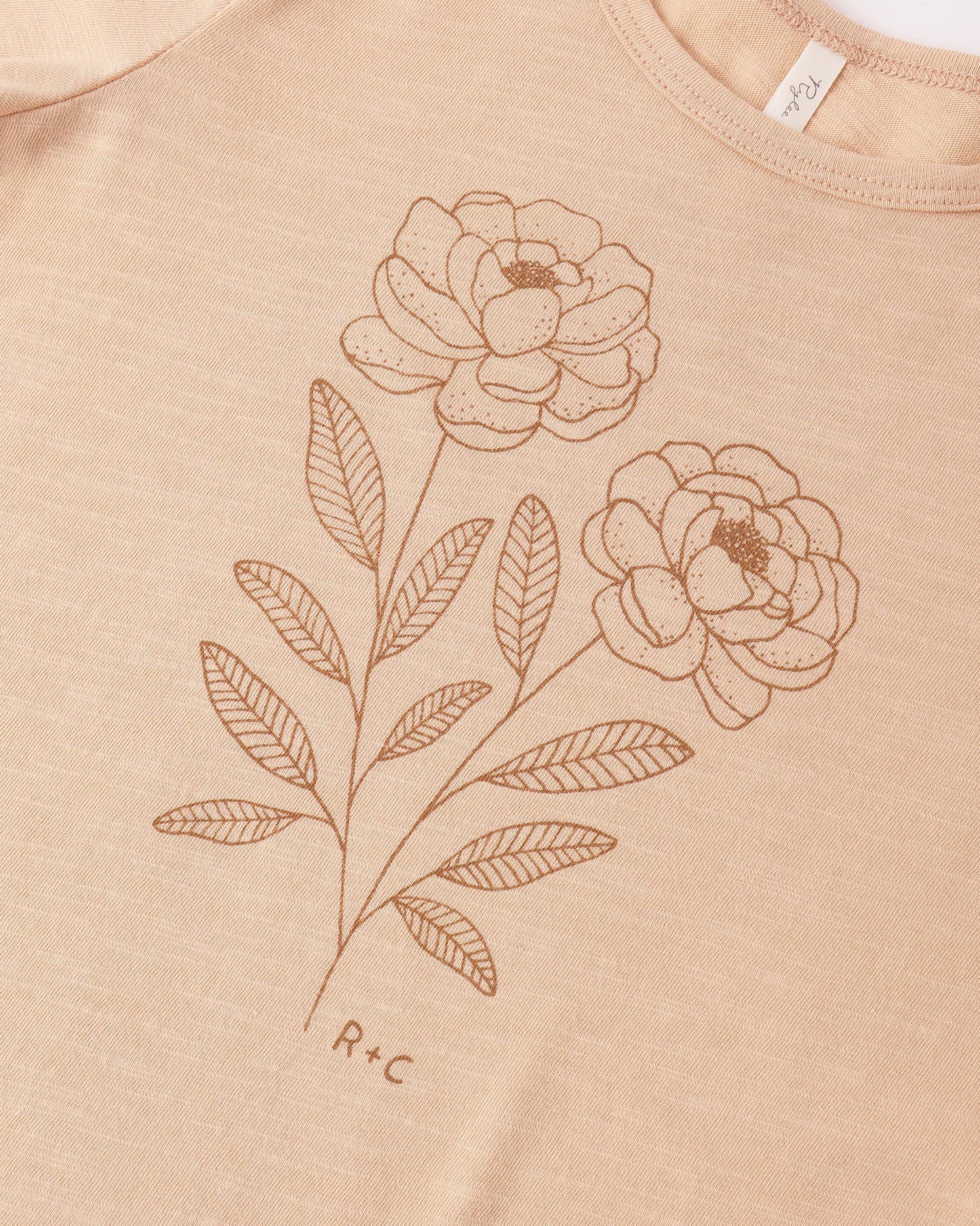 Rylee + Cru Melon Peony | Basic Tee