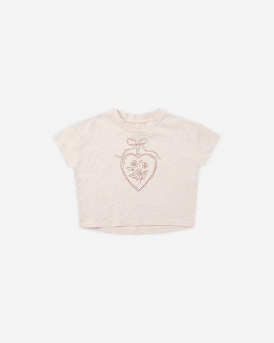 Rylee + Cru Petal Heart Locket | Boxy Tee