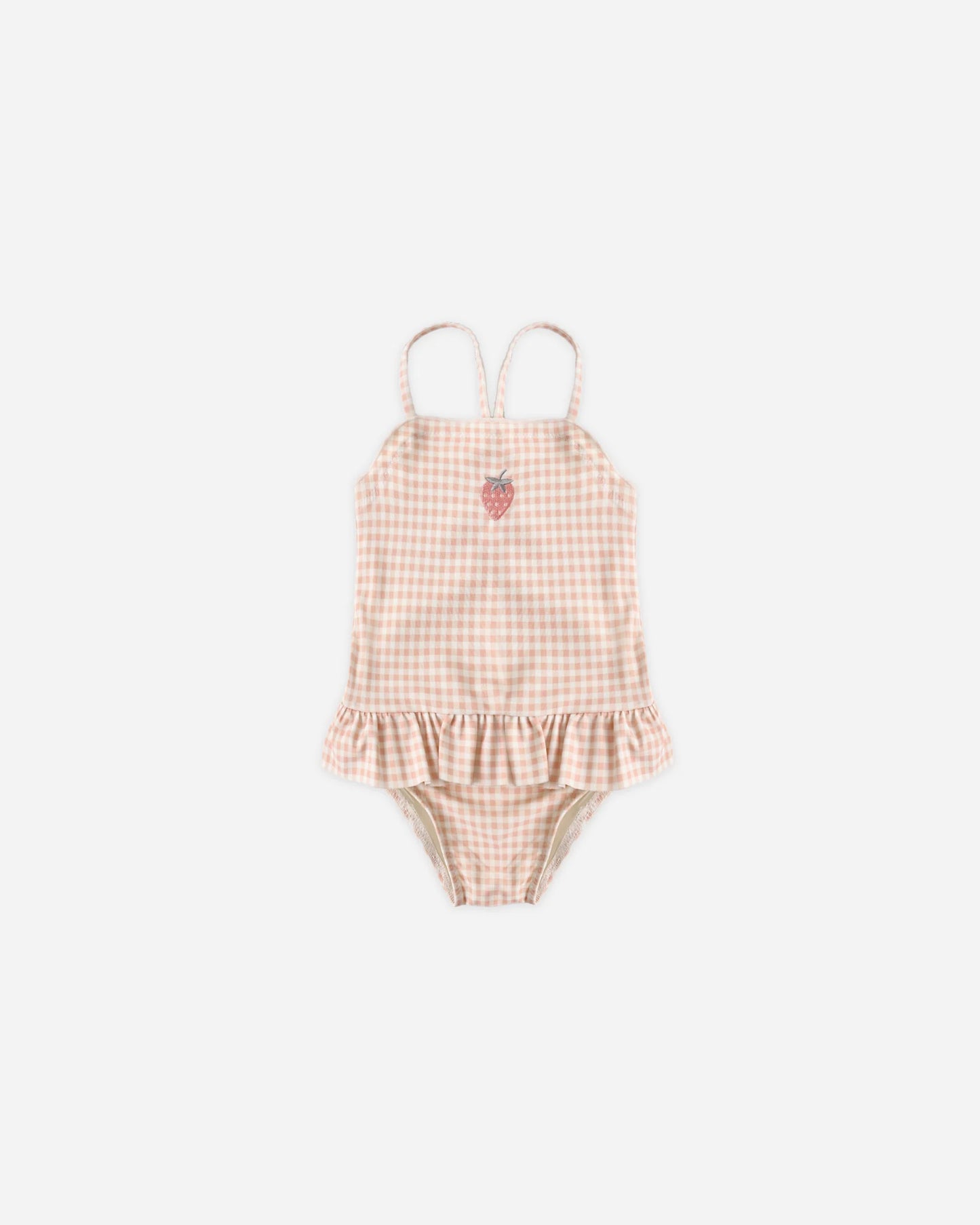 Rylee + Cru x Lindsay Arnold Petal Gingham | Tori Skirted One-Piece