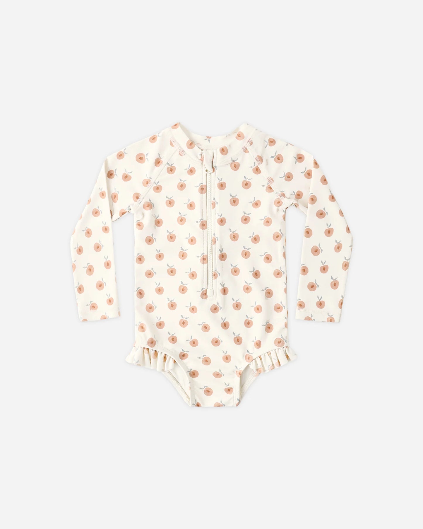 Rylee + Cru Natural Peaches | Rash Guard One-Piece