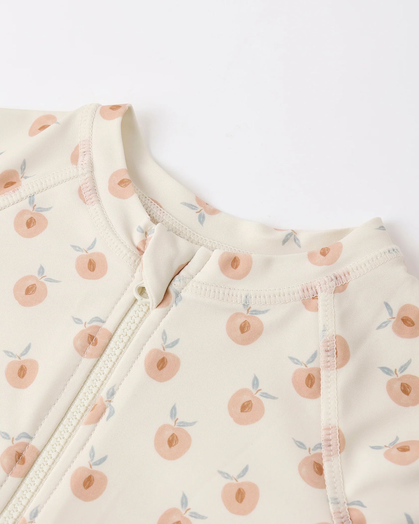 Rylee + Cru Natural Peaches | Rash Guard One-Piece
