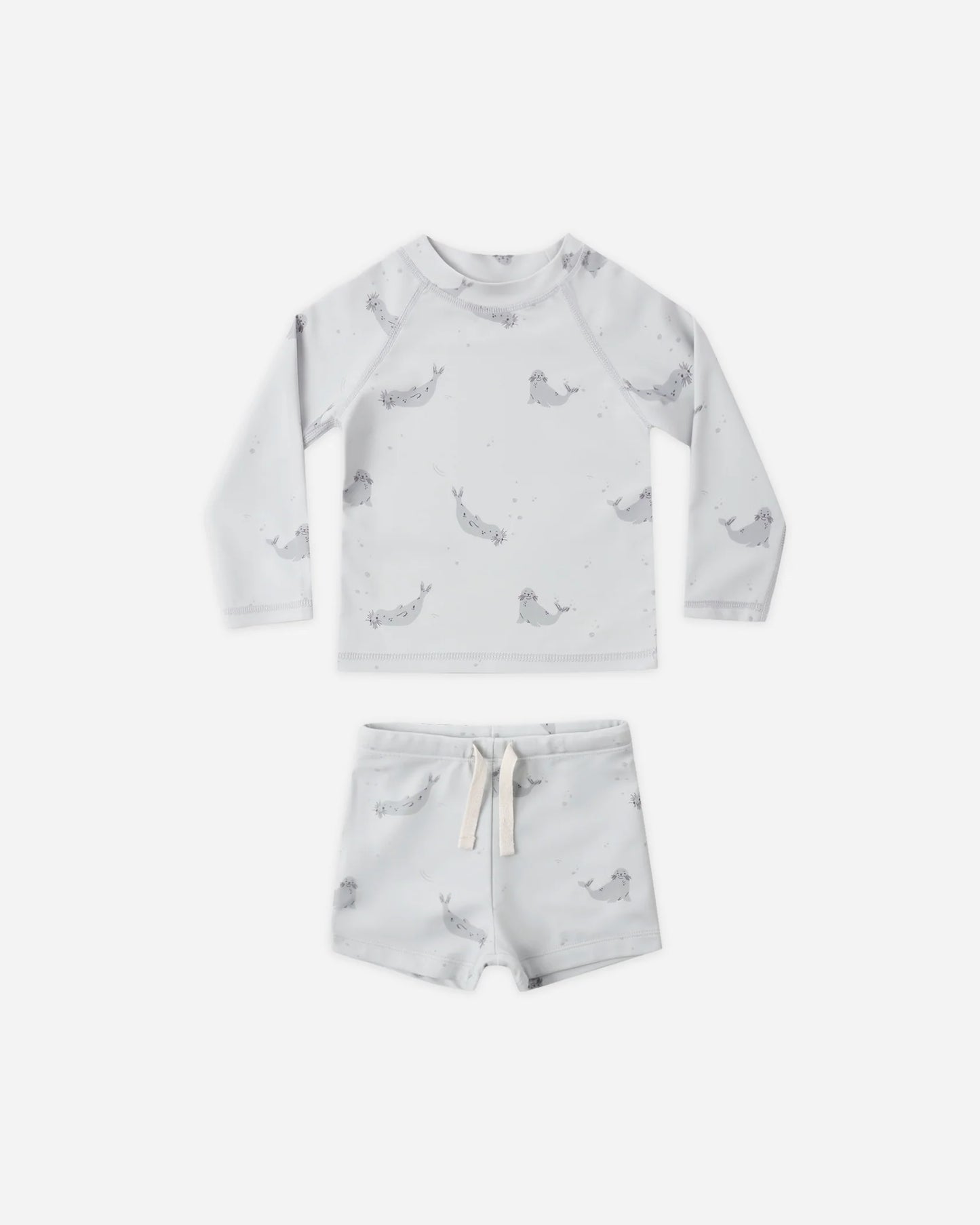 Rylee + Cru x Lindsay Arnold Blue Seals | Rash Guard Set