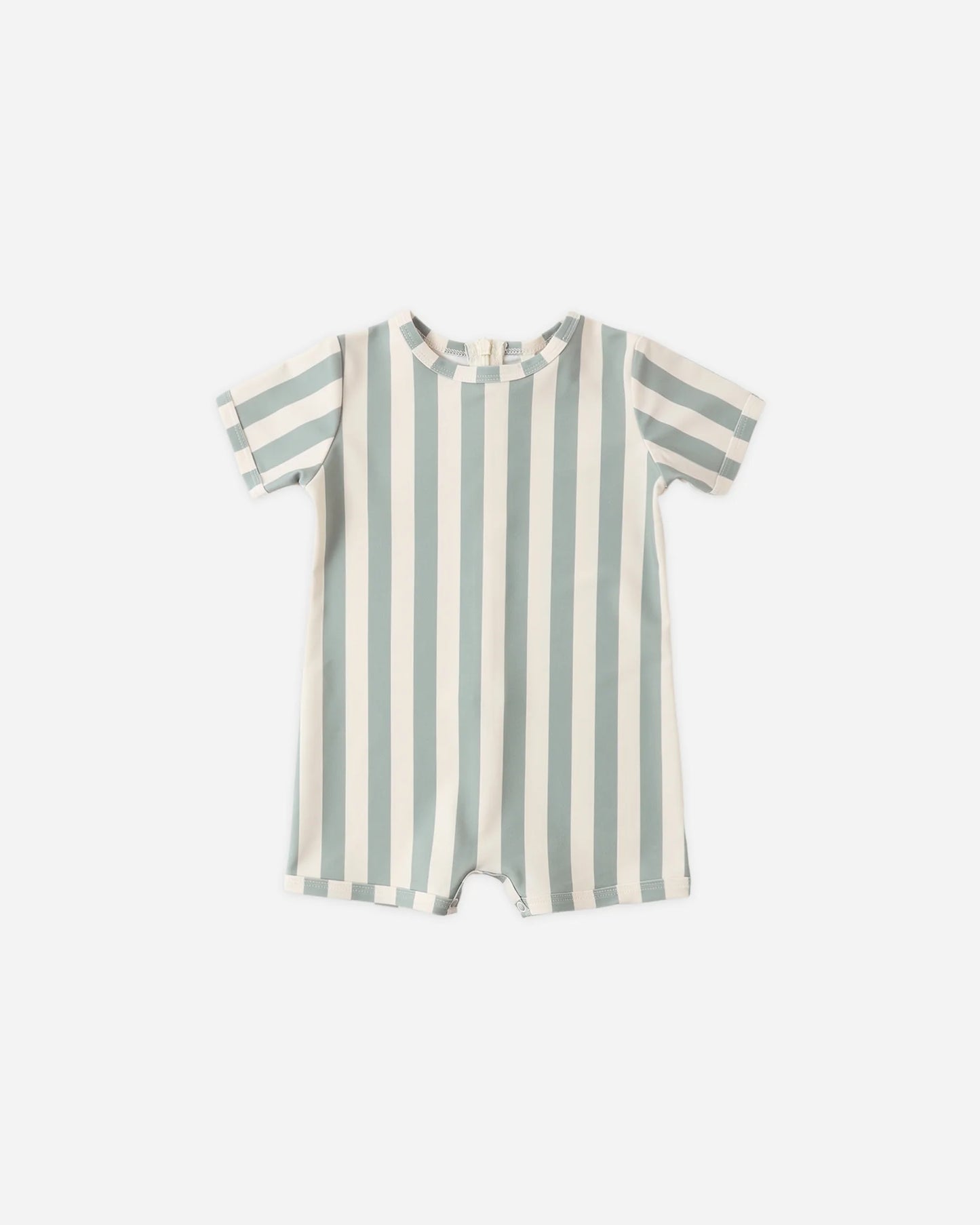 Rylee + Cru Green Stripe | Shorty One-Piece