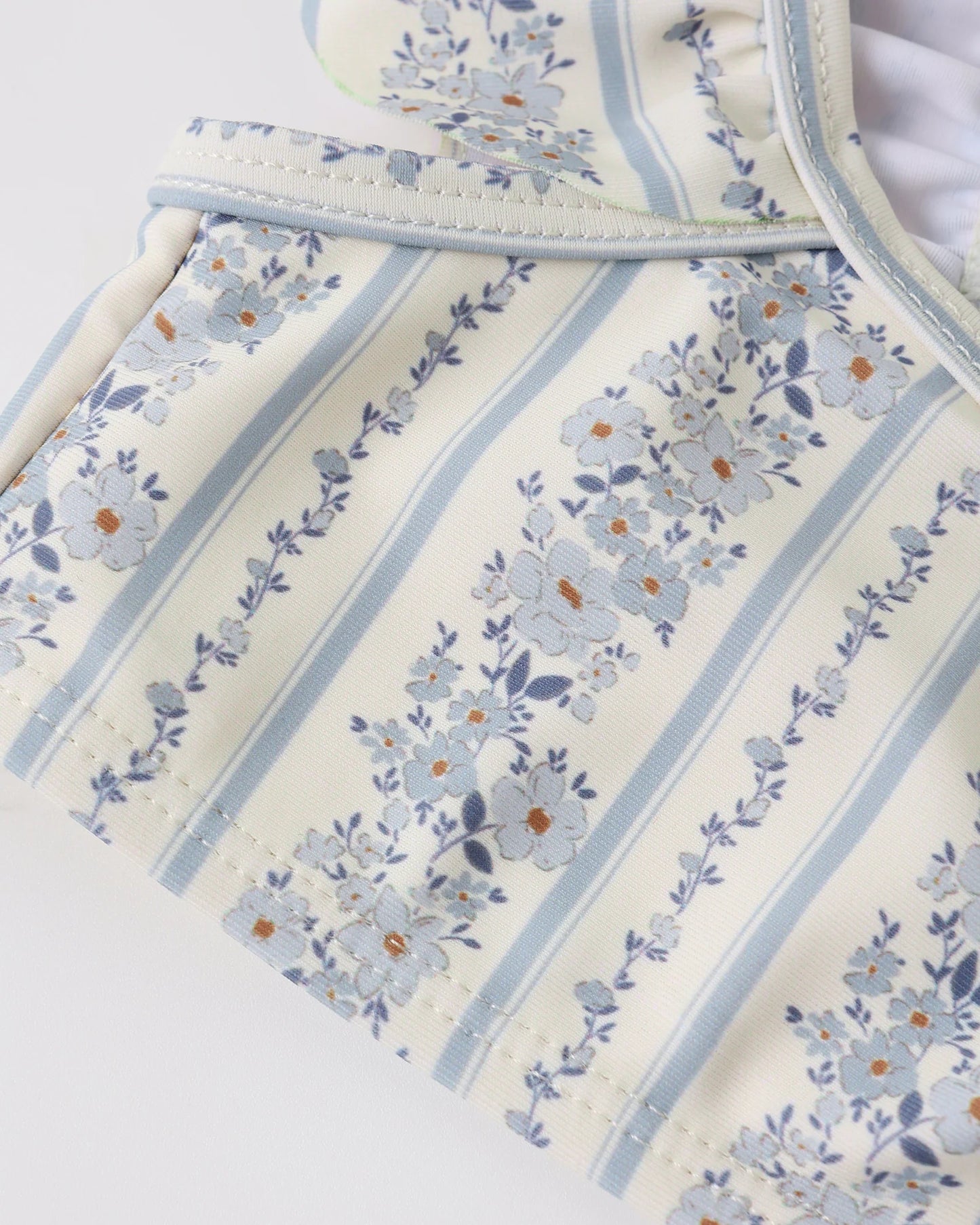 Rylee + Cru Natural Blue Floral | Hanalei Two-Piece Set
