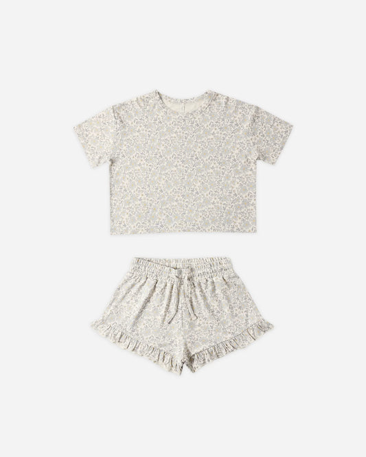 Rylee + Cru x Lindsay Arnold Natural Blue Meadow | Mosie Set