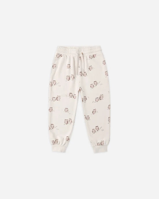 Rylee + Cru Petal Owls | Jogger Sweatpant