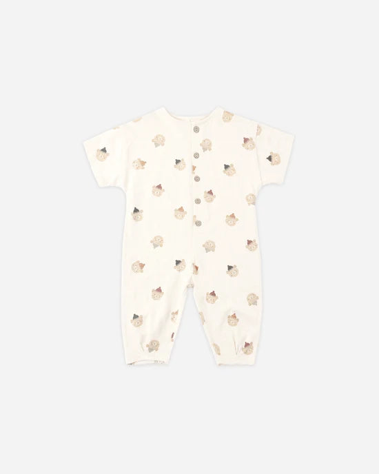 Rylee + Cru Natural Winter Bears | Hayes Jumpsuit