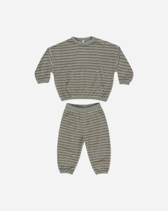 Rylee + Cru Retro Stripe | Relaxed Set