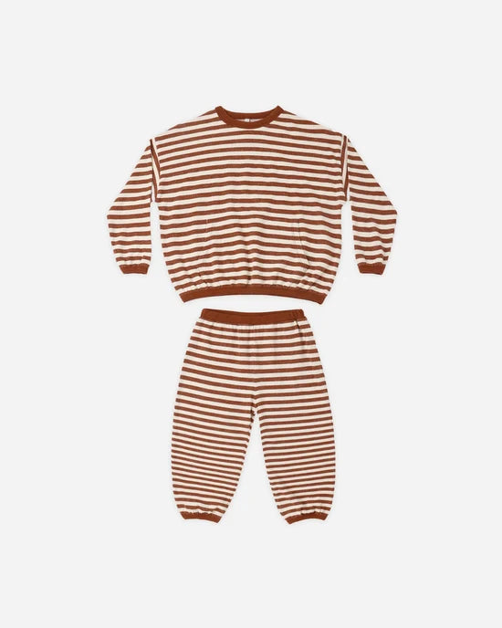 Rylee + Cru Brick Stripe | Relaxed Set