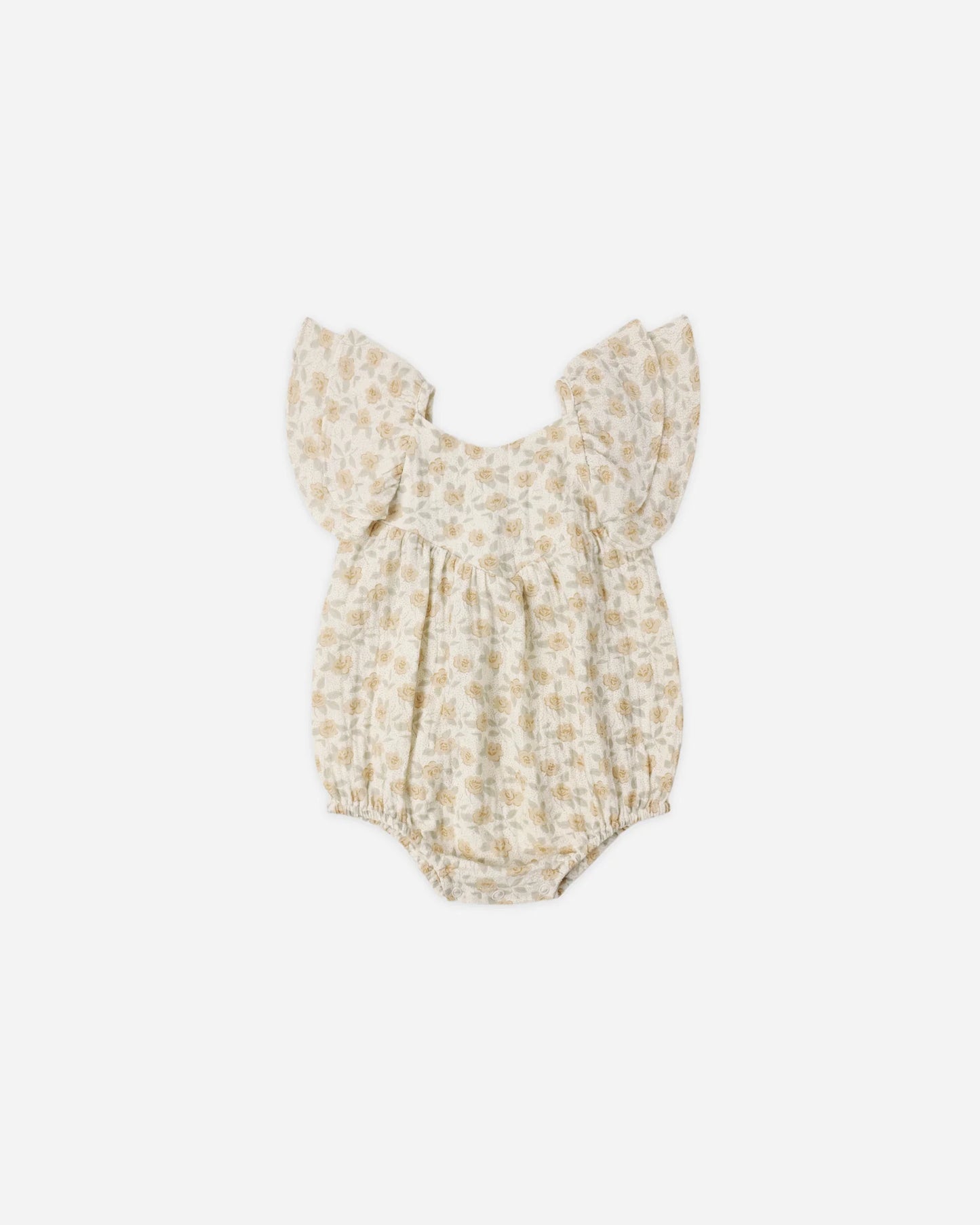 Rylee + Cru Ivory Yellow Floral | Roxy Romper