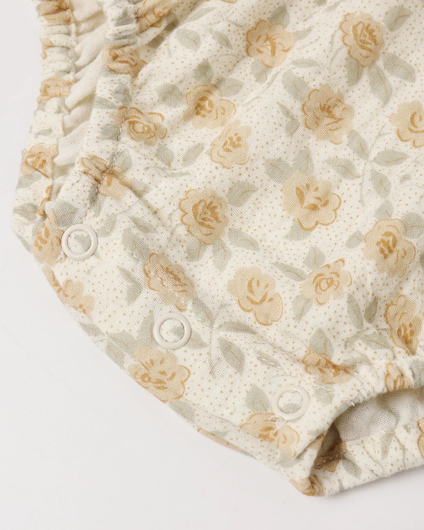 Rylee + Cru Ivory Yellow Floral | Roxy Romper