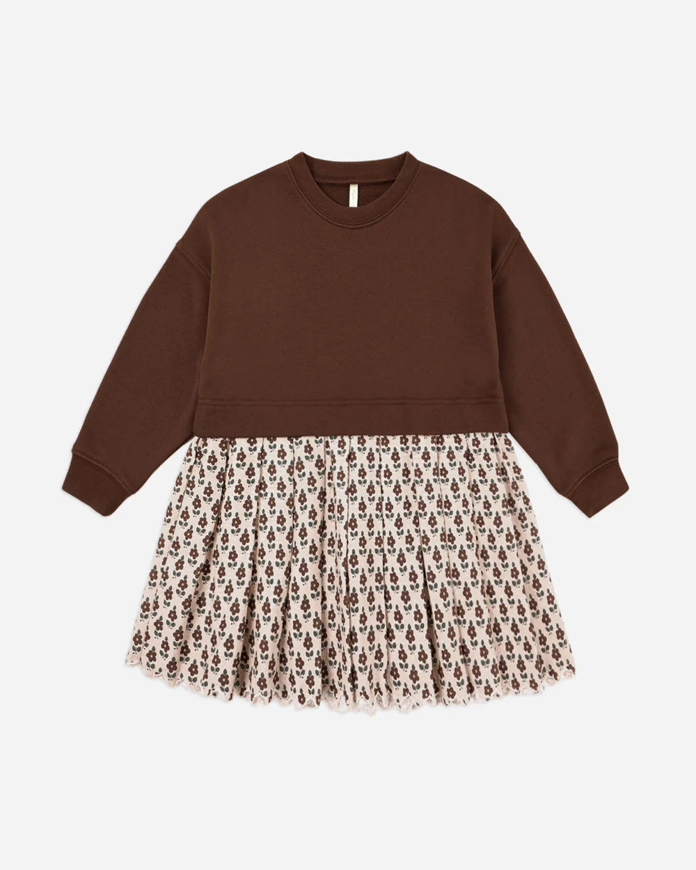 Rylee + Cru Brown Vintage Bloom | Sweatshirt Dress