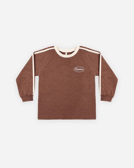 Rylee + Cru Mulberry | Explore Relaxed Long Sleeve Tee