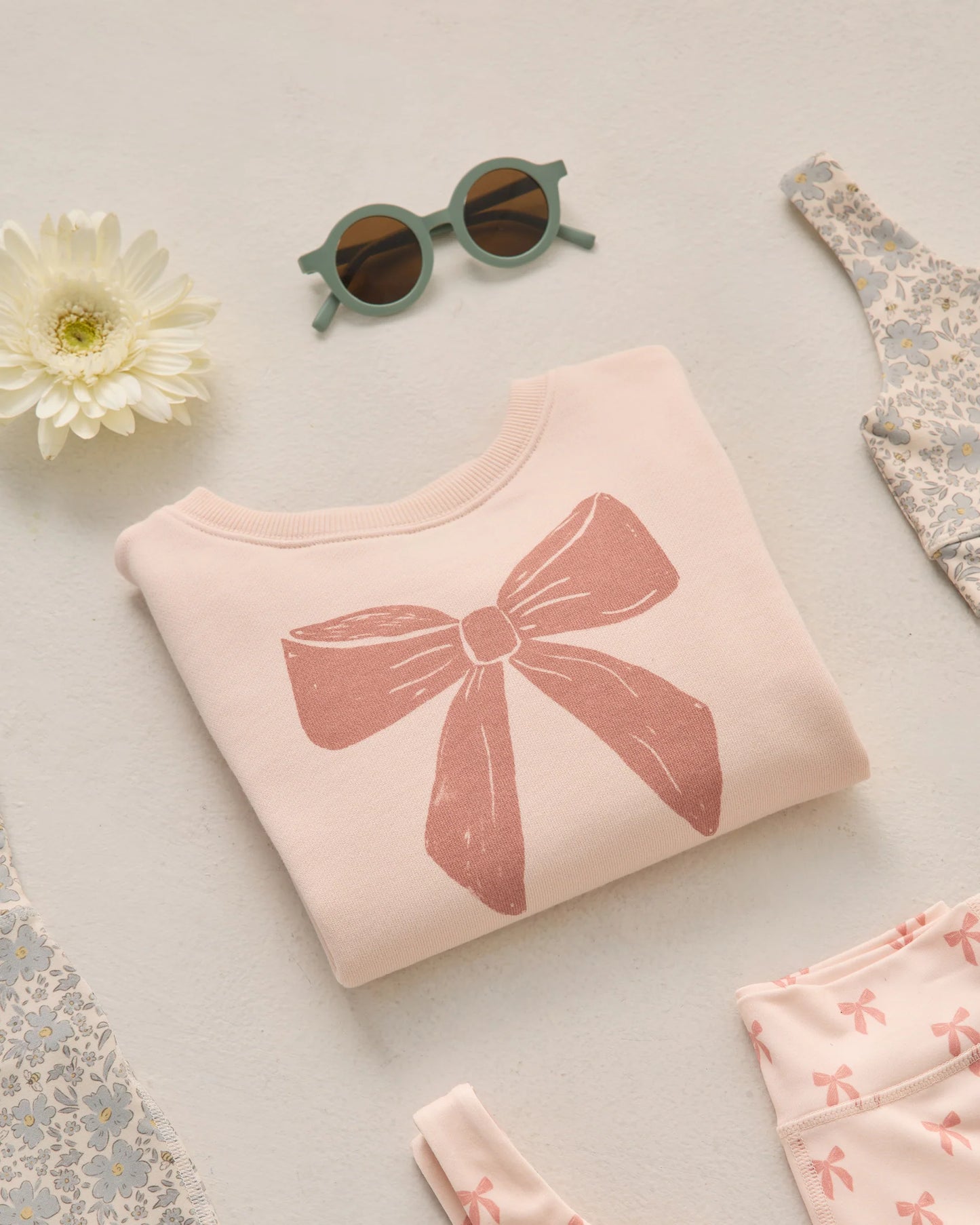 Rylee + Cru x Lindsay Arnold Pink Bow | Racer Sweatshirt