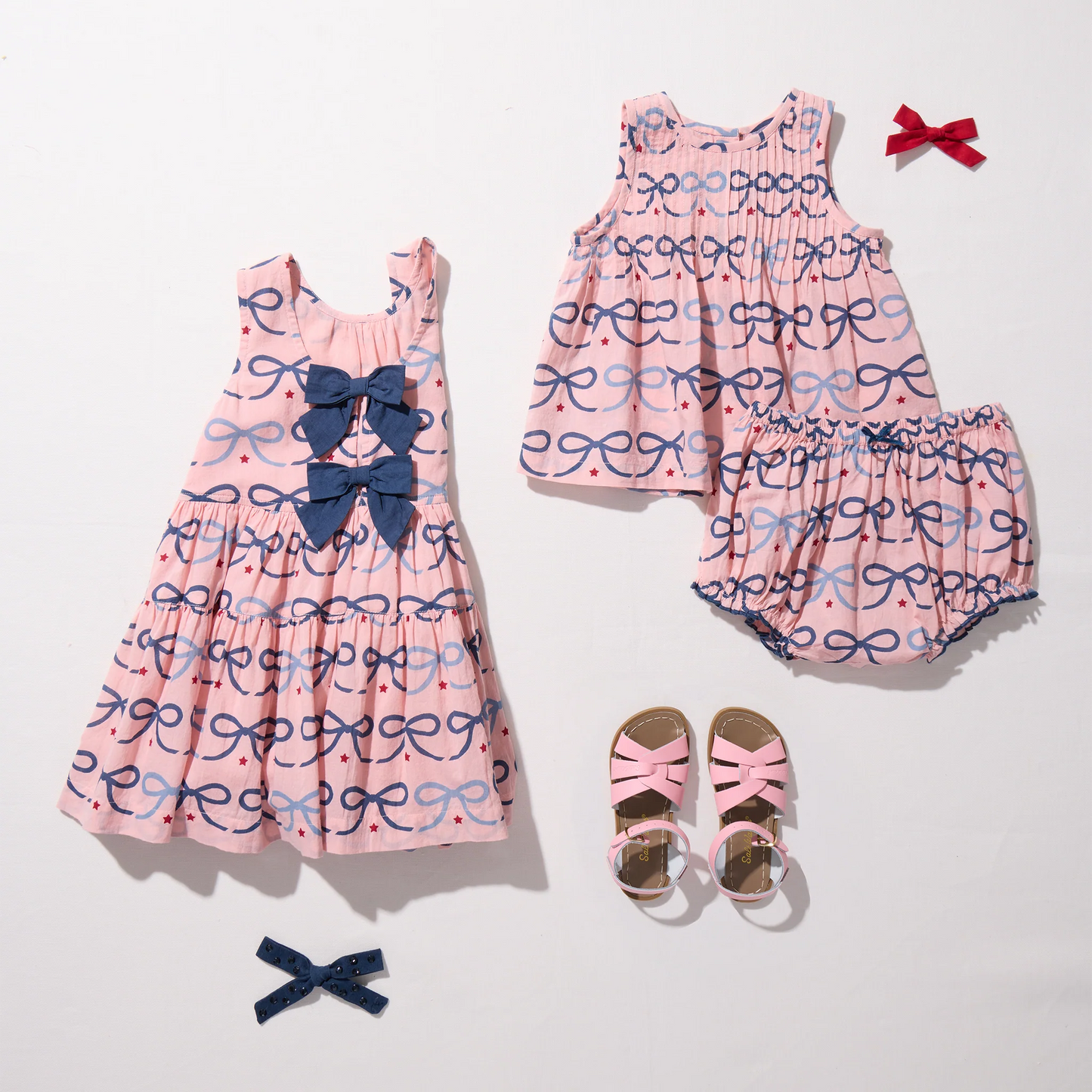 Pink Chicken Pink Bows | Jaipur 2-Piece Set