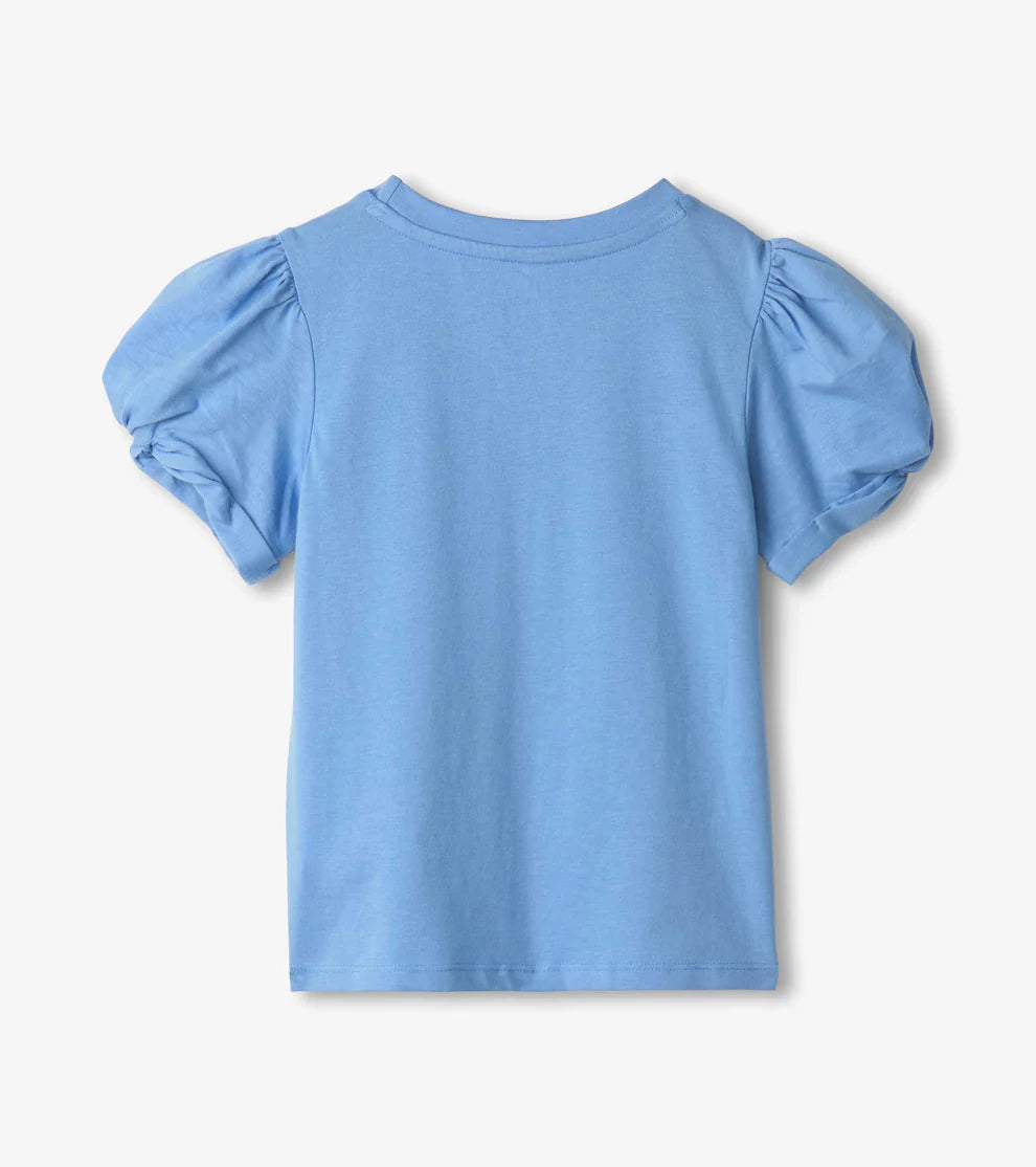 Hatley Cornflower Blue | Twisted Sleeve Tee