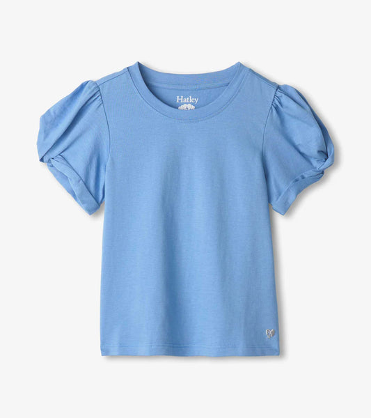 Hatley Cornflower Blue | Twisted Sleeve Tee