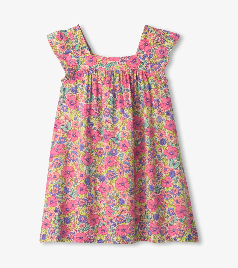 Hatley Groovy Flowers | Flutter Puff Dress