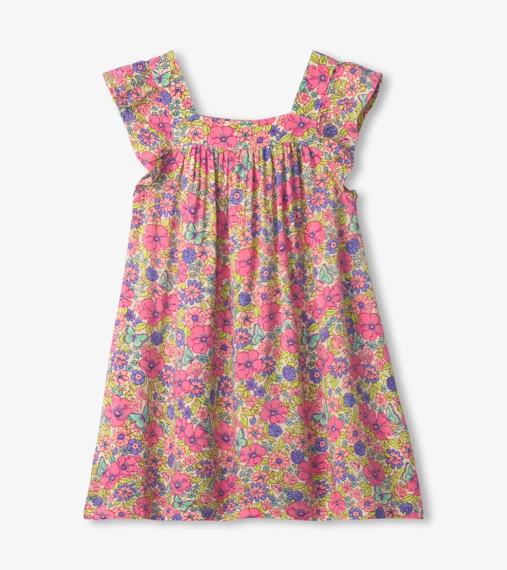 Hatley Groovy Flowers | Flutter Puff Dress