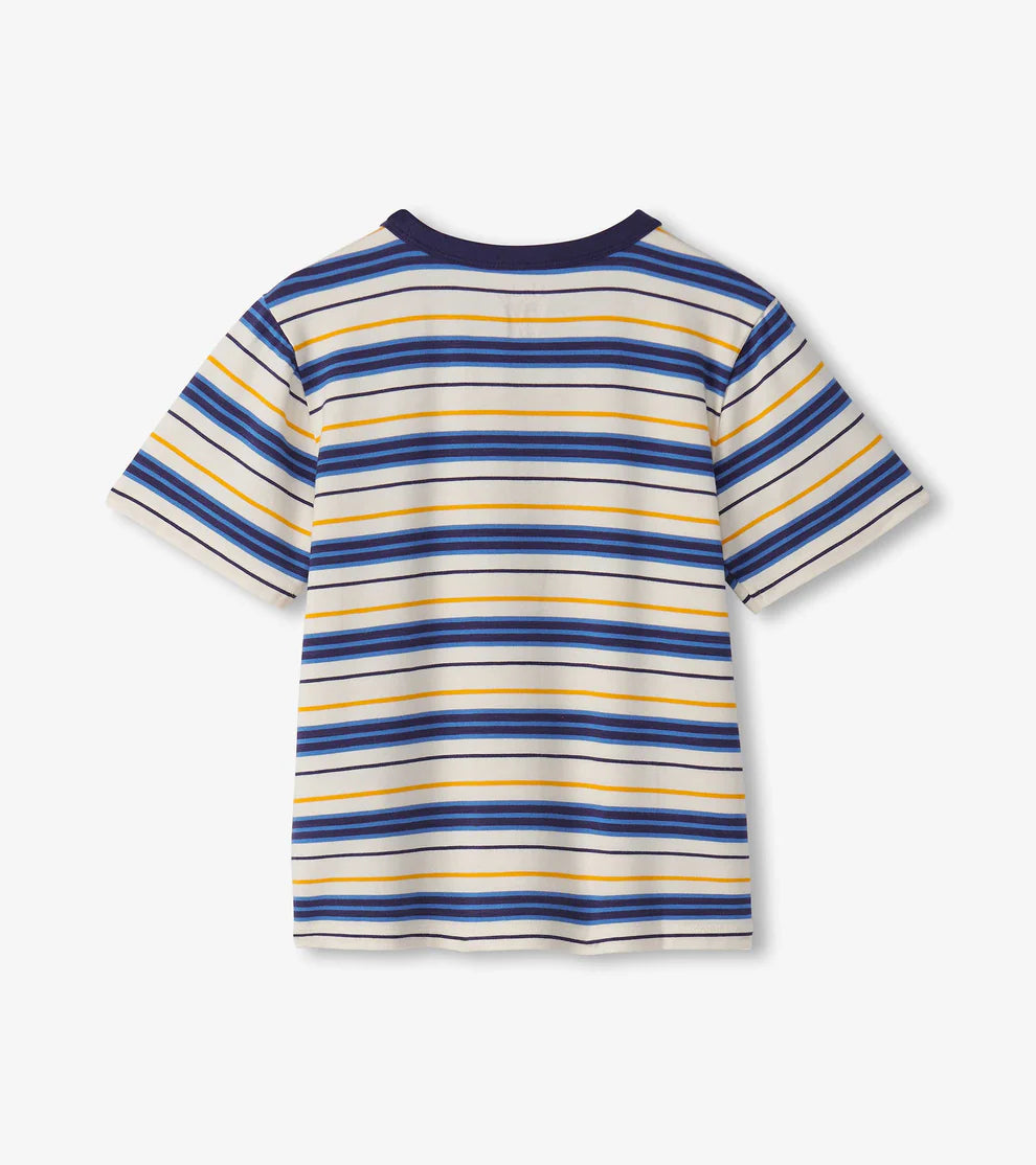 Hatley Patriot Blue | Stripes Bamboo Tee