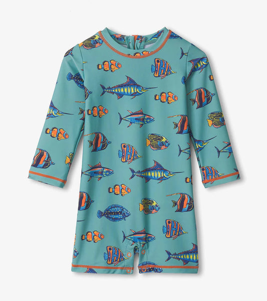 Hatley Tropical Fish | One Piece Rash Guard