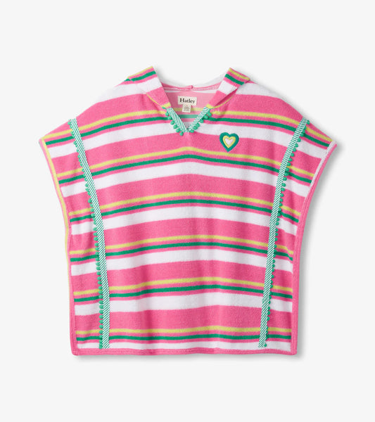 Hatley Candy Stripes | Hooded Beach Cover Up