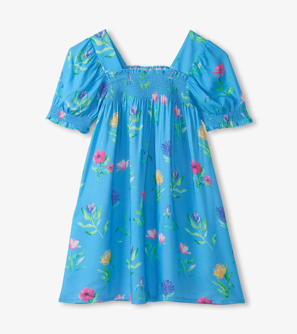 Hatley Hyper Real Floral | Smocked Dress