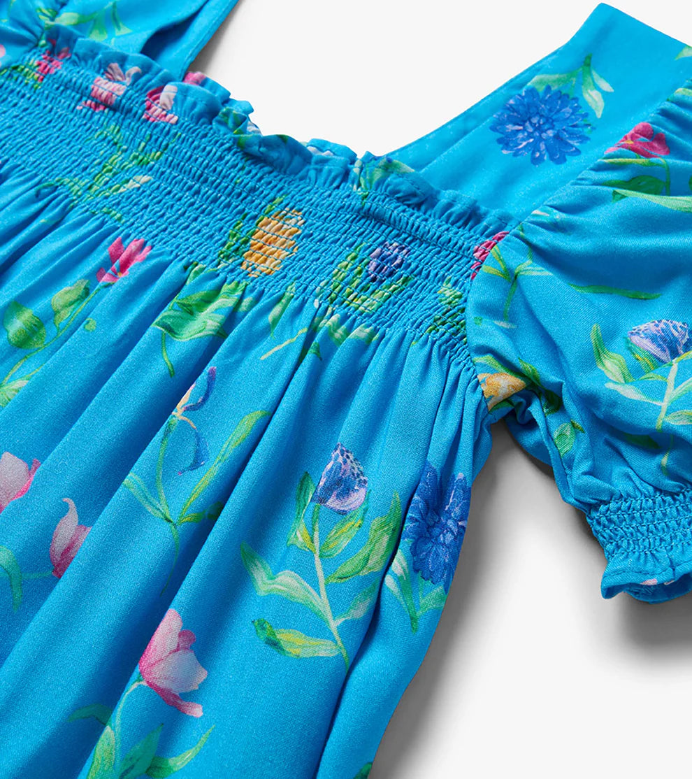 Hatley Hyper Real Floral | Smocked Dress