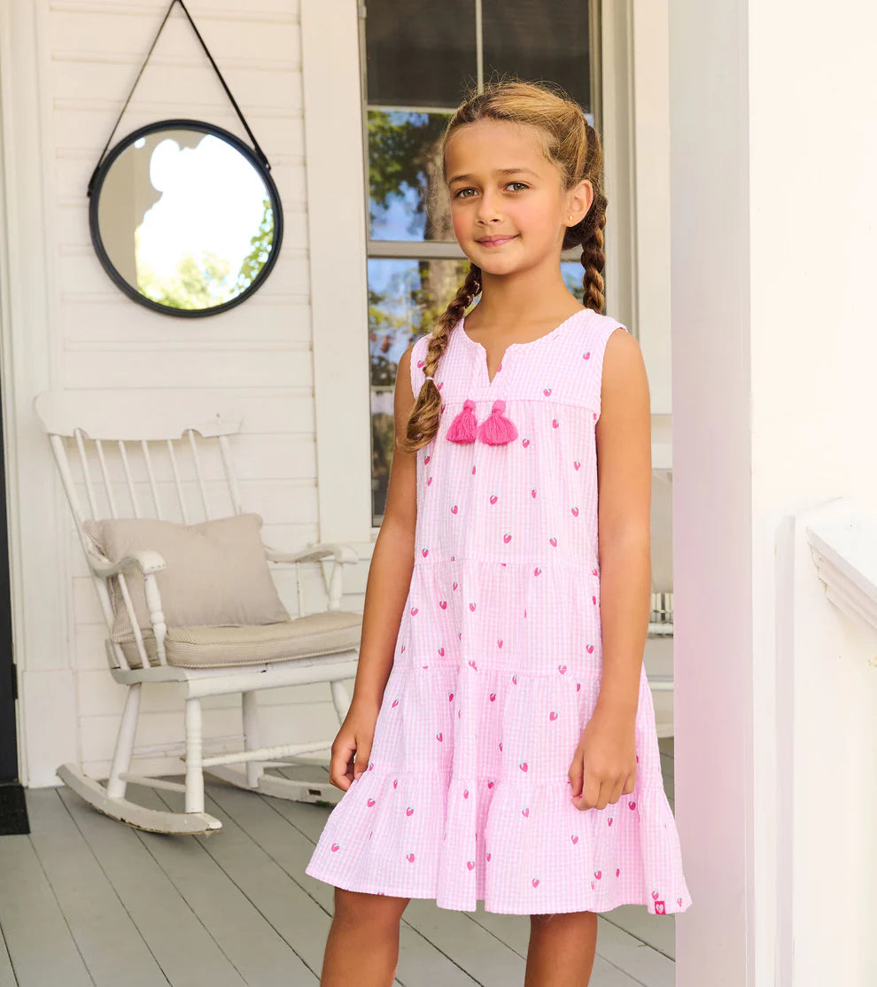 Hatley Gingham Berries | Layered Tiered Dress