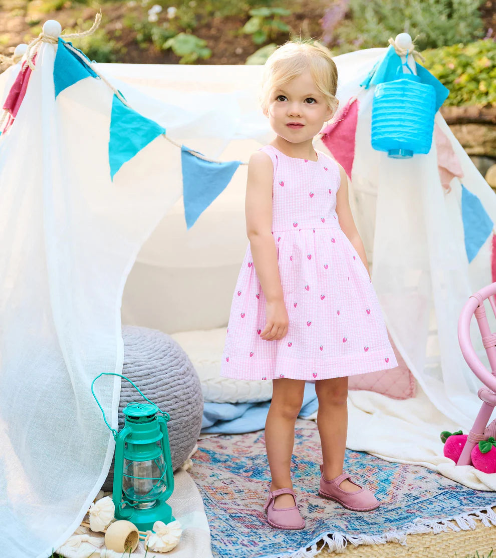 Hatley Teeny Berries Gingham | Sleeveless Party Dress