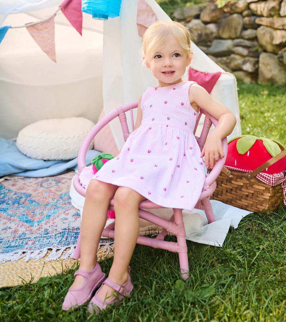 Hatley Teeny Berries Gingham | Sleeveless Party Dress