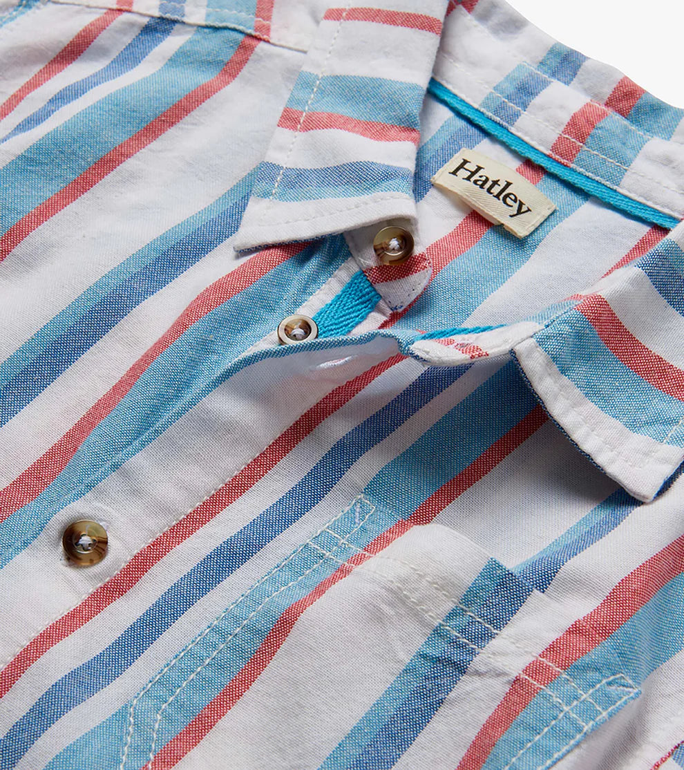Hatley Nautical Stripes | Woven Button Down