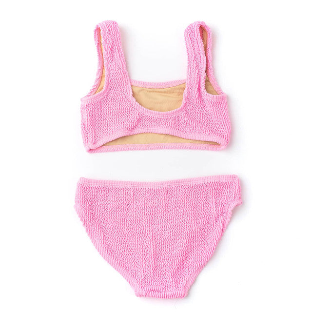 Shade Critters Pink | Crinkle Textured Bikini