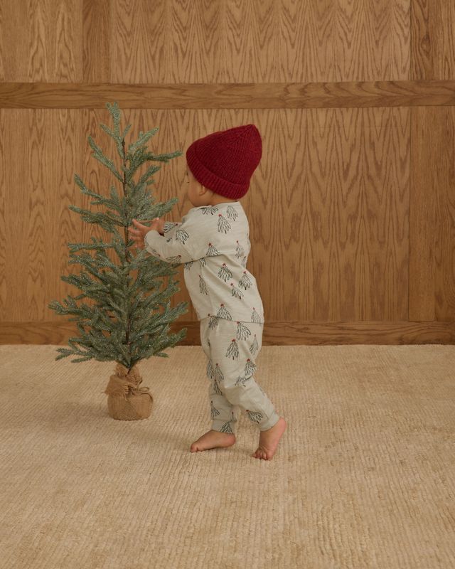 Rylee + Cru Pistachio Trees | Long Sleeve Tee + Pant Set