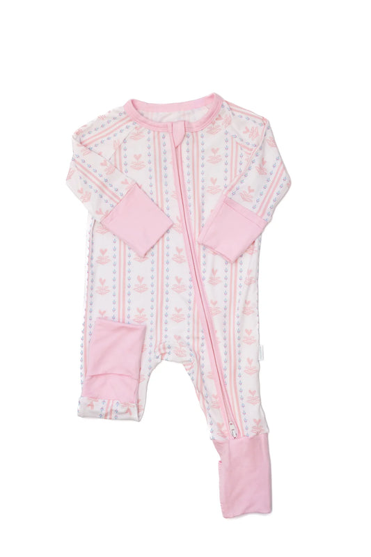 Uptown Baby Nelli's Florals | Long Sleeve Romper