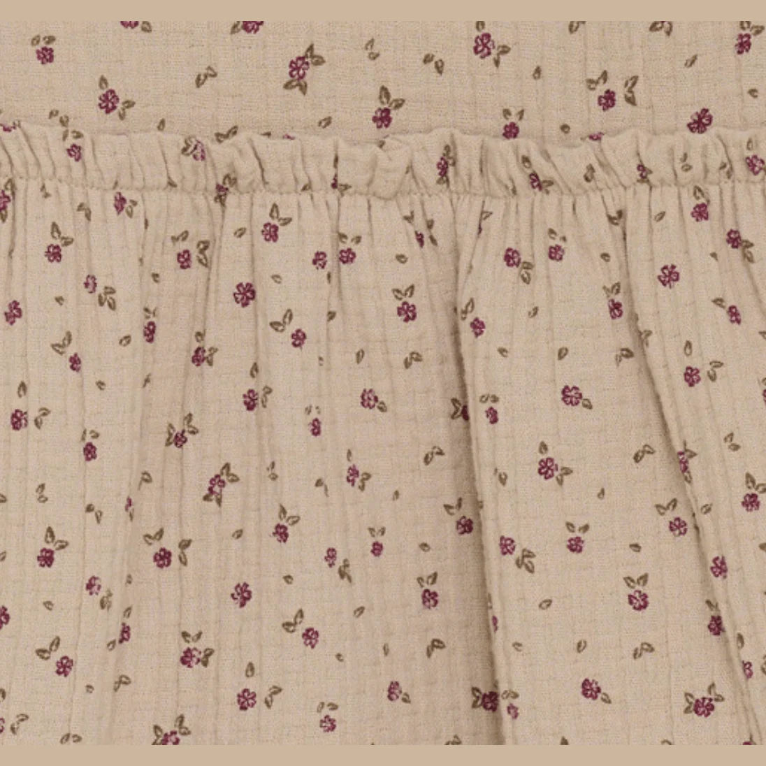 Minymo Oxford Tan | Long Sleeve Dress with Lining