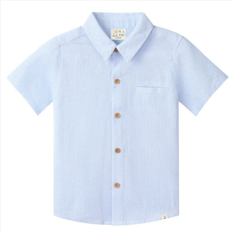 Me & Henry Pale Blue | Newport Woven Shirt