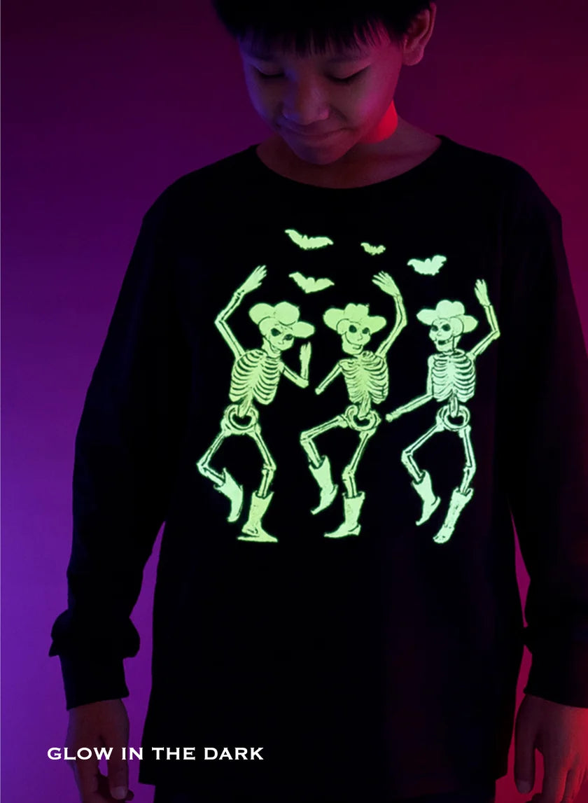 Me & Henry Dancing Cowboy Skeleton | Cherokee Printed Tee