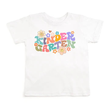 Sweet Wink White | Kindergarten Retro Short Sleeve T-Shirt