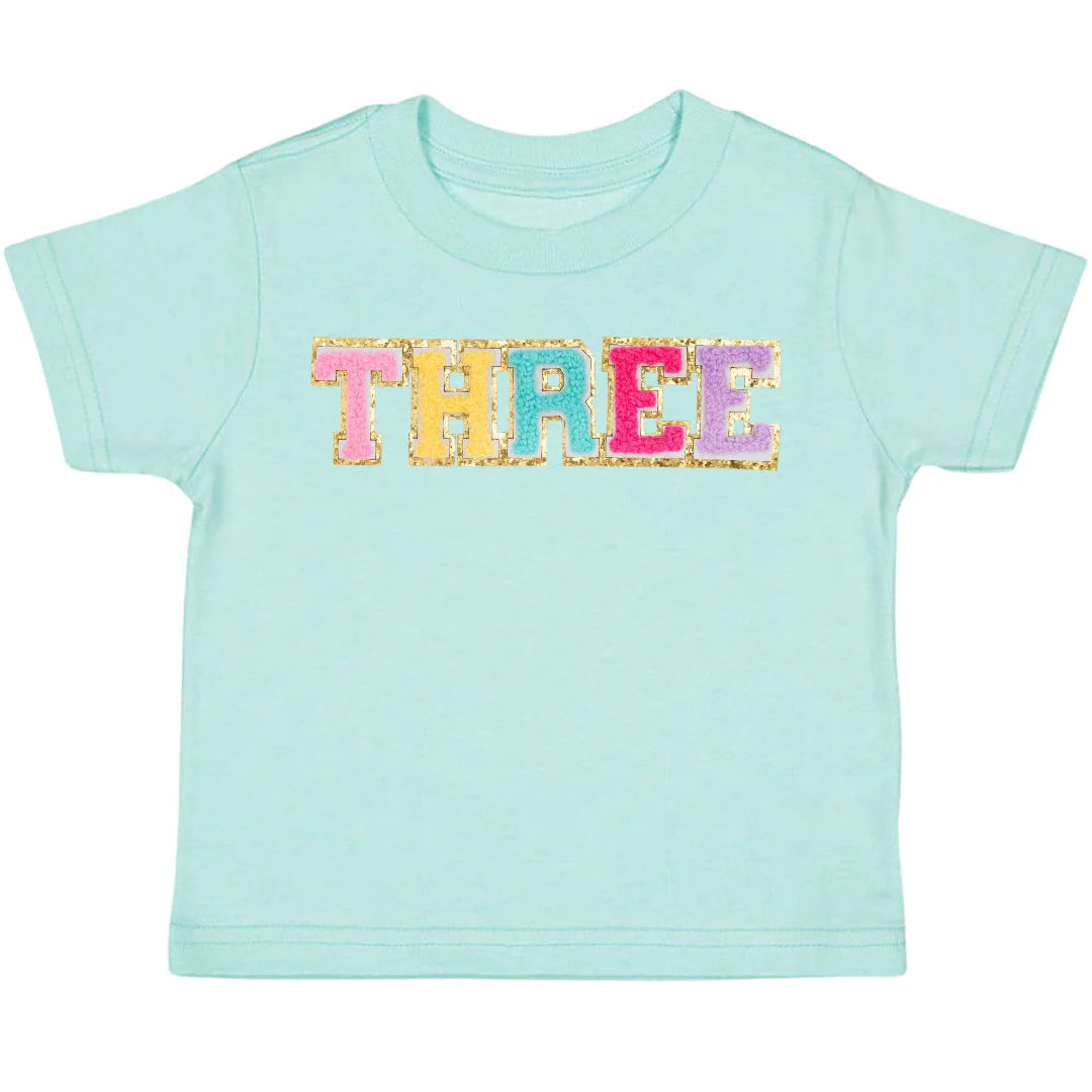 Sweet Wink Aqua | Third Birthday Tee