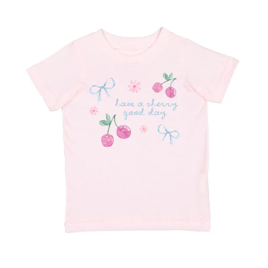 Sweet Wink Ballet Pink | Cherry Good Day Short Sleeve T-Shirt