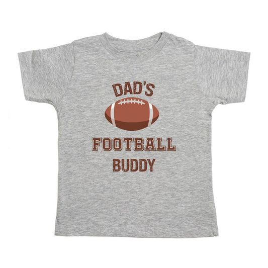 Sweet Wink Gray | Dad's Football Buddy Short Sleeve T-Shirt