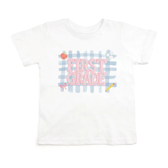 Sweet Wink White | Pearl Patch Short Sleeve T-Shirt