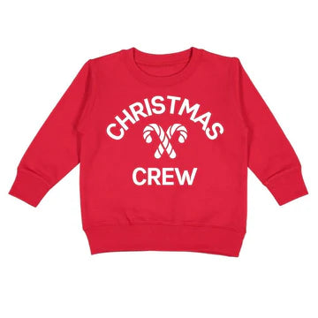 Sweet Wink Red | Christmas Crew Sweatshirt