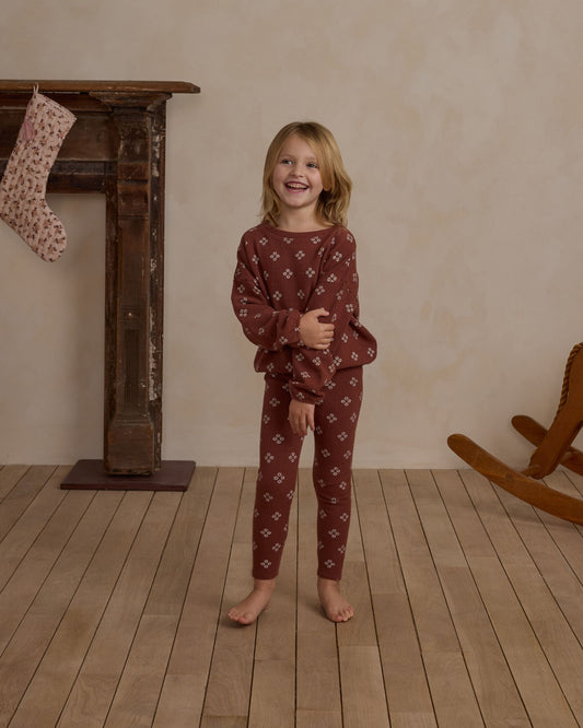 Rylee + Cru Brick Posy | Spongy Knit Set