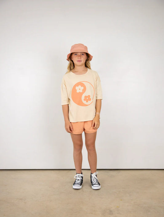 Tiny Whales Coral | Lazy Days Short